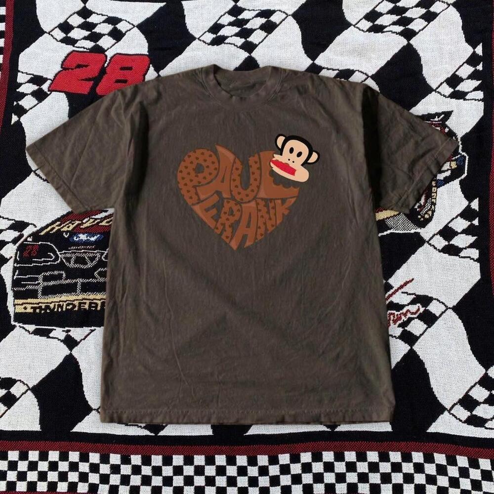 Brown Paul Frank Monkey Heart T-Shirt